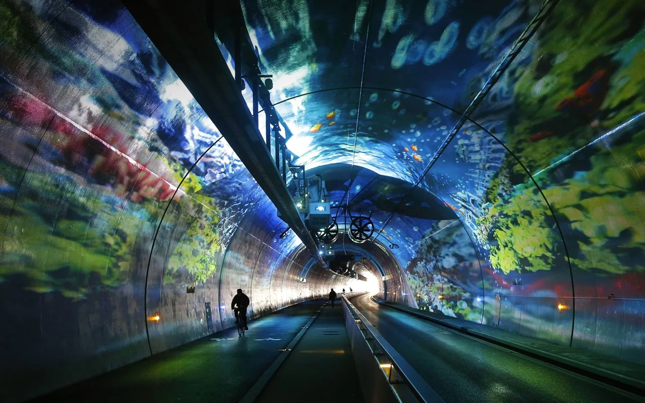 It Is The Longest And Deepest Underwater Tunnel In The World, A World Record, As Well As A Road Crossing.