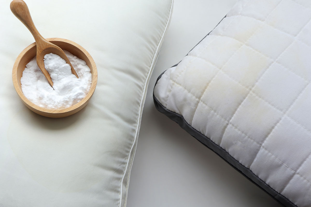 How To Remove Stains From Your Pillow With A Home Remedy Without Damaging It